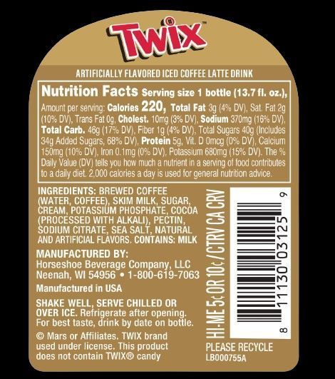 Холодный кофе Twix Victor Allen's Coffee Iced Coffee Latte, 405мл 6650 фото