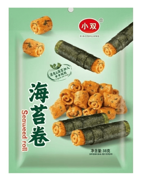 Снеки XiaoShuang Seaweed Roll 38г 10779 фото
