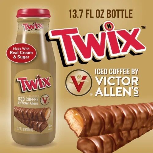 Холодный кофе Twix Victor Allen's Coffee Iced Coffee Latte, 405мл 6650 фото
