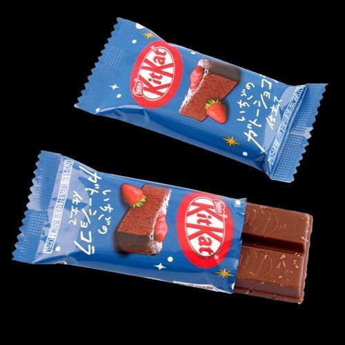Упаковка шоколадних батончиків Nestle KitKat Mini Wafer Chocolate Strawberry Gateau 10шт 116 г 7232 фото