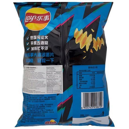 Чипсы Lay's Wavy Sizzling Grilled Squid (China) - 70g 5885 фото