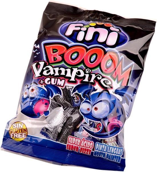 Жевательная резинка Fini Boom Vampire Gum Bubble Gum 80г 7516 фото