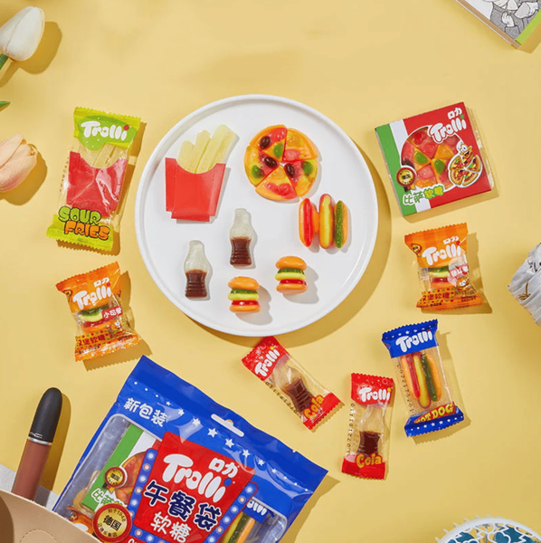 Желейні цукерки Trolli Gummi Lunch 77г 11360 фото