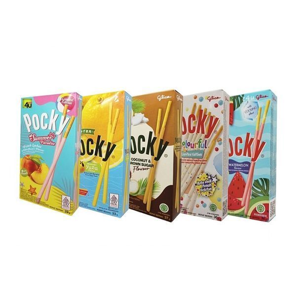 Японські палички Pocky Summer Paradise зі смаком персика лічі та бузини 29г 6755 фото
