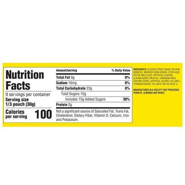 Жевательные конфеты Nickelodeon Gummy Krabby Patty Sliders 3 pack 270 g 4404 фото