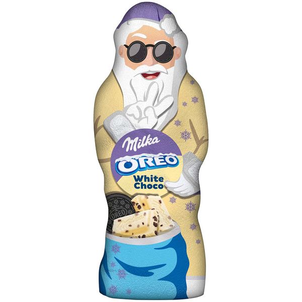 Большой Дед Мороз Milka Oreo White Choco 100g 2225 фото