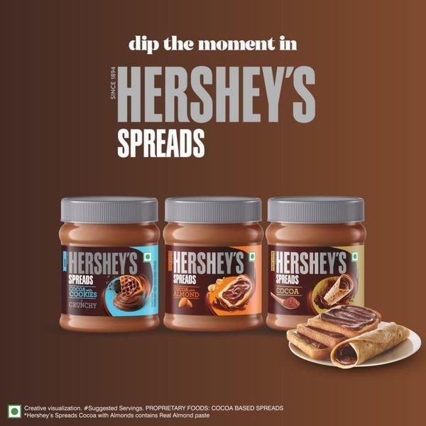Шоколадна паста Hershey's Spreads Cocoa with Almond 150г 9099 фото