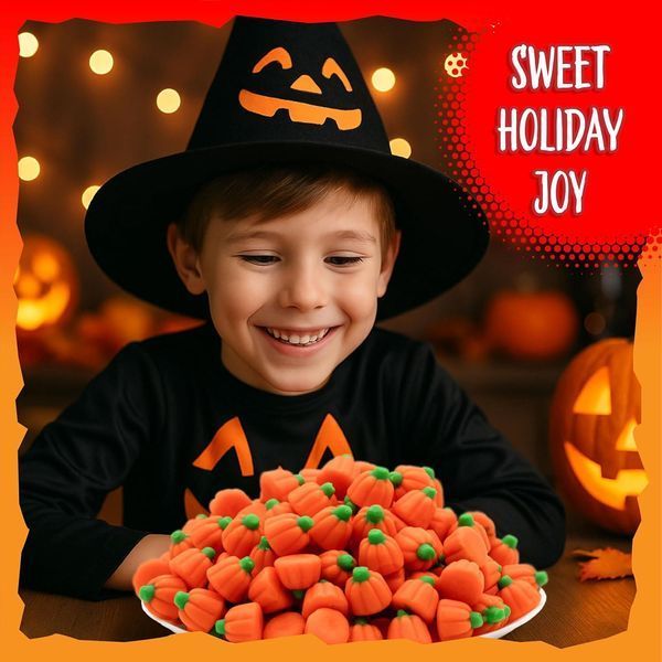 Конфеты Brach's Mellowcreme Pumpkins Halloween Candy 964г 9450 фото