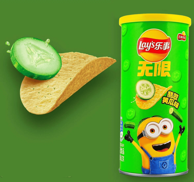 Чіпси Lay's Minions Emerald Cucumber Flavor Potato Chips 62г 10429 фото