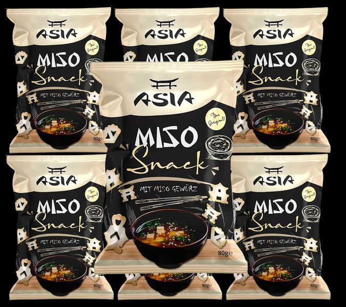 Кукурузный снэк XOX Asia Miso Snack 80г 6981 фото