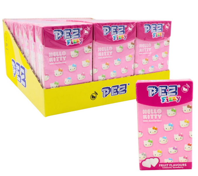 Цукерки Pez Fizzy Hello Kitty Flip Top Box 30г 8142 фото