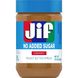 Арахисовая паста Jif No Added Sugar Creamy Peanut Butter Spread 440g 1372 фото 1