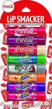 Набір бальзамів для губ Lip Smacker Coca-Cola Party Pack 8 шт 0029 фото
