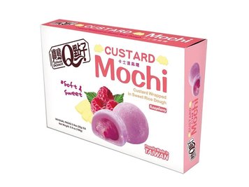 Моти с Малиной Mochi Custard Raspberry 168g 2543 фото