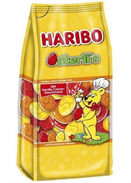Желейні цукерки Haribo Eggstra Fun з вершковим начинням, 250г 6627 фото