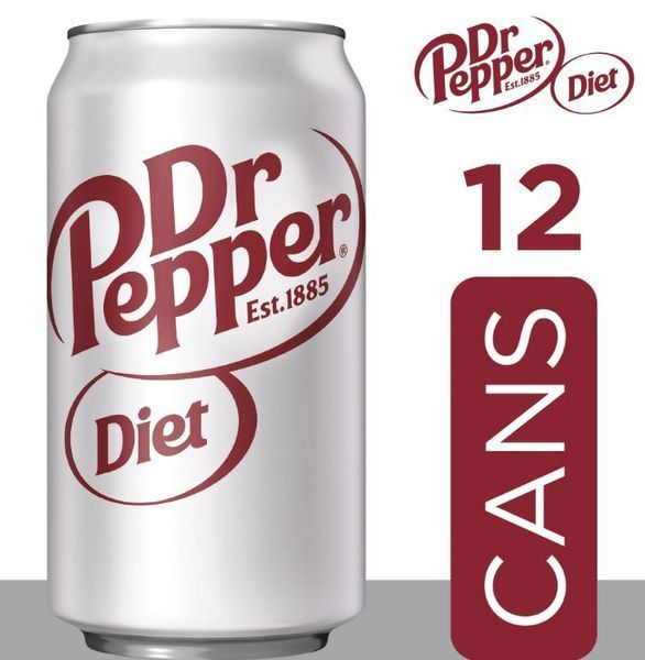 Газированный напиток Diet Dr Pepper 355 мл (Пошкоджена банка) 9787 фото