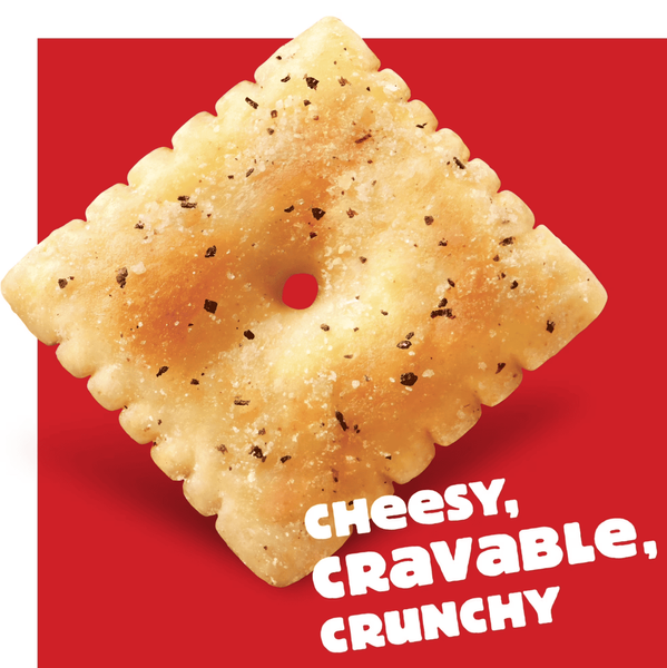 Снеки Cheez-It Black Pepper Cheddar Baked Snack Crackers 351г 11552 фото