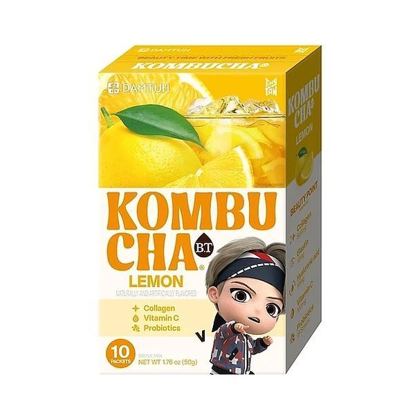 Комбуча Damtuh Kombucha BTS Lemon 5г х 10шт  8240 фото