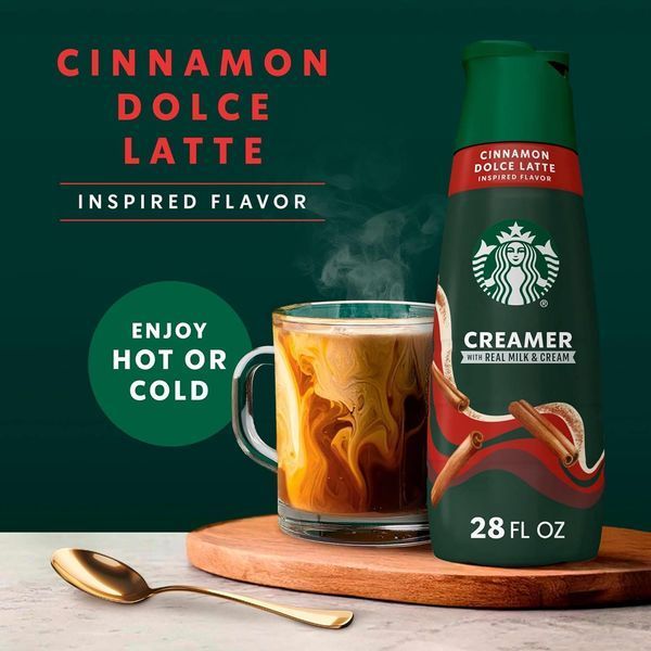 Сливки для кофе Starbucks Creamer Dairy Cinnamon Dolce Coffee Creamer 828мл 1613 фото