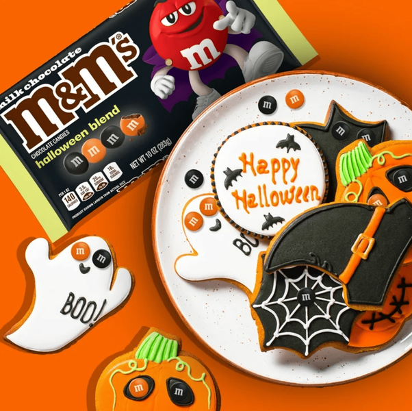 Драже M&M's Milk Chocolate Halloween Blend Candy 283г 9351 фото