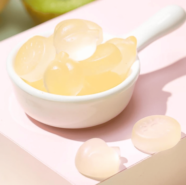 Жувальні цукерки Lotte Zero Sugar Peach Kiwi Jelly Gummies 52г 10680 фото
