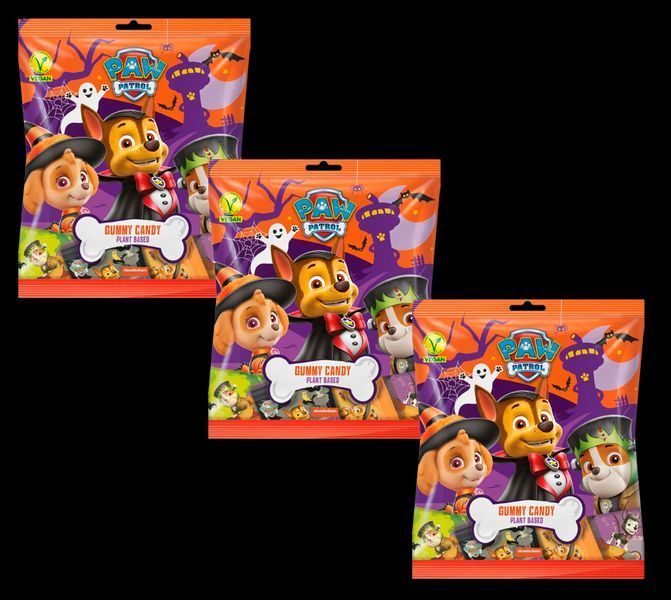 Жевательные конфеты Ragolds Paw Patrol Gummy Candy Plant Based Halloween Multipack 200 г 7388 фото