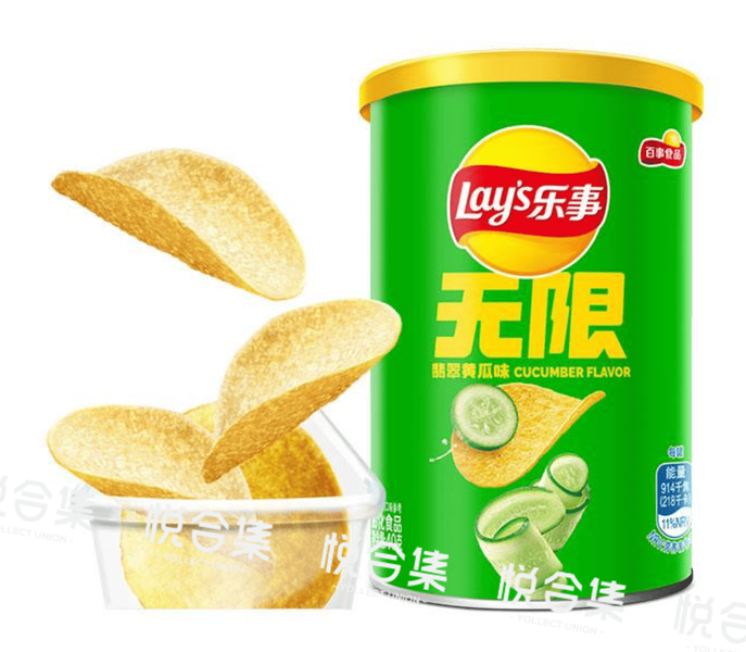 Чипсы Lay's Cucumber Flavor Potato Chips 62г 10430 фото