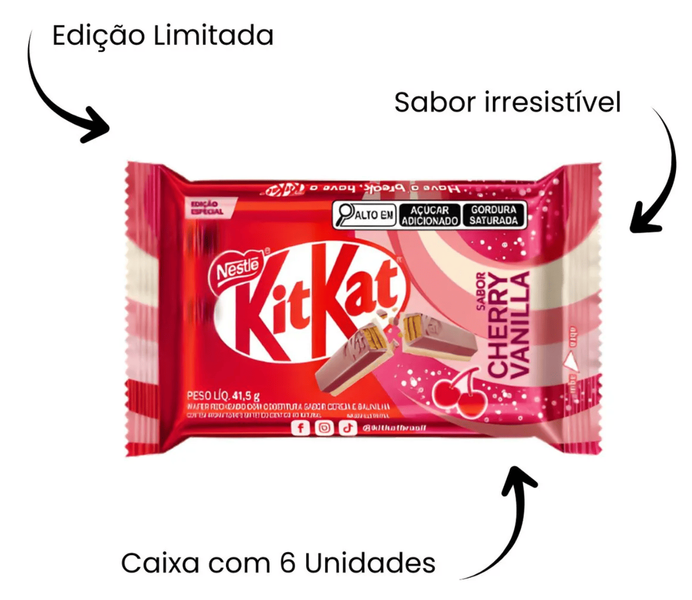 Шоколадний батончик Kit Kat Cherry Vanilla 41.5г 10480 фото