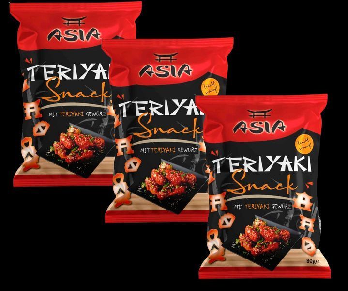 Кукурузный снэк XOX Asia Teriyaki Snack 80г 6982 фото