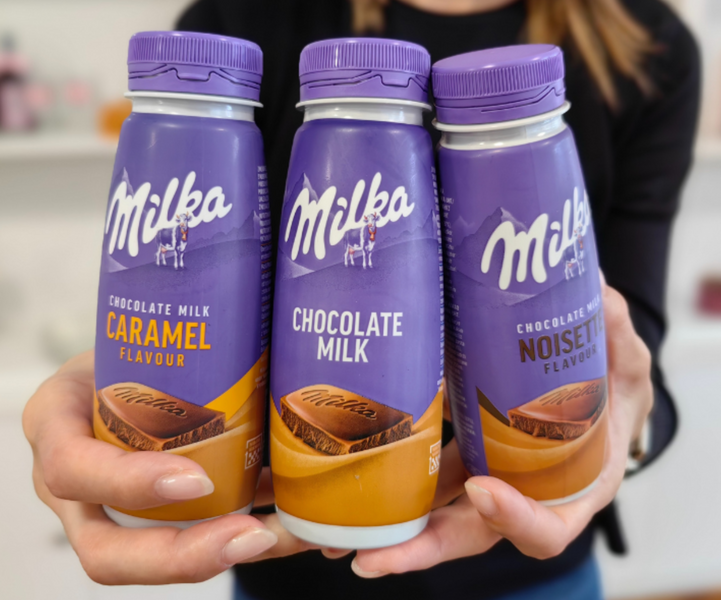 Молочний коктейль Milka Caramel Chocolate Milk Drink 250 мл 8485 фото