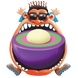 Леденец с жвачкой внутри Zed Candy Monster USA Jawbreaker In A Box 310 г 7665 фото 3