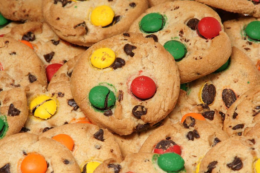 Печиво Chips Deluxe M&M Cookies 276 g 4251 фото