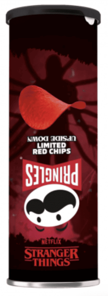 Чіпси Pringles Netflix Stranger Things Upside Down Bacon Flavor 100г 10137 фото