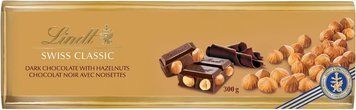 Шоколад Lindt Swiss Classic Gold Dark Chocolate and Hazelnut 300г 9988 фото