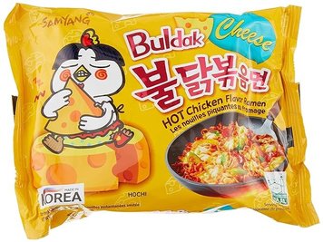 Лапша швидкого приготування Samyang Buldak Hot Chicken Ramen Cheese Noodles 140 g 5751 фото