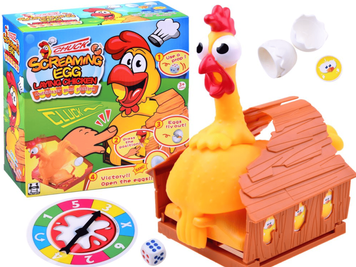 Настольная игра Chuck Screaming Egg laying Chicken Шальная Курица с яйцами 9302 фото