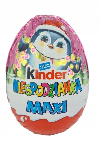 Шоколадное яйцо Kinder MAXI 100g (Термін придатності до 04. 2024) 4406 фото