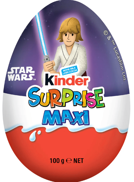 Шоколадное яйцо Kinder Surprise Maxi Star Wars 100г 10187 фото
