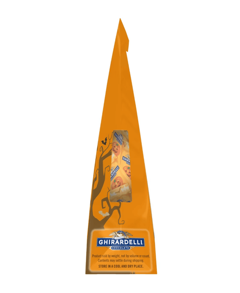 Шоколадні цукерки Ghirardelli Milk Chocolate Caramel Jack O' Lanterns 117.6г 11846 фото