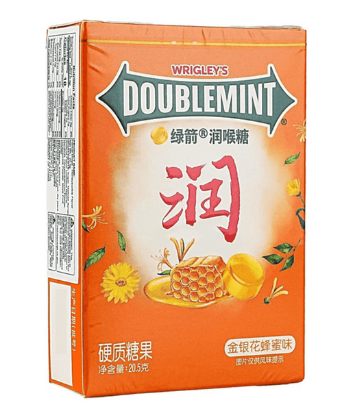 Леденцы от боли в горле Wrigley's Doublemint Honeysuckle Honey Lemon Flavor 20.5г 10983 фото
