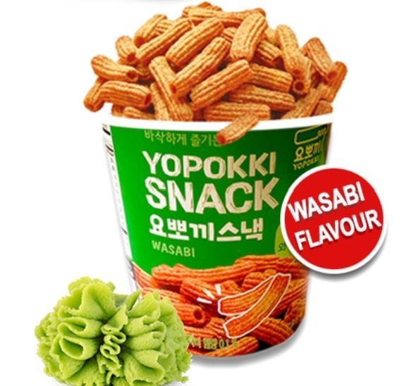 Снек Yopokki Snacks Rice Dough со вкусом васаби 50г 7078 фото