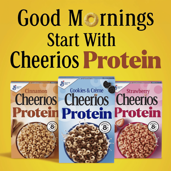 Сухий сніданок General Mills Cheerios Protein Cookies and Creme 425г 11503 фото