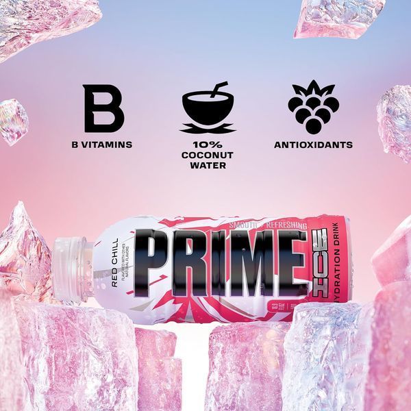 Напиток Prime Hydration Drink Ice Red Chill 500мл 8385 фото