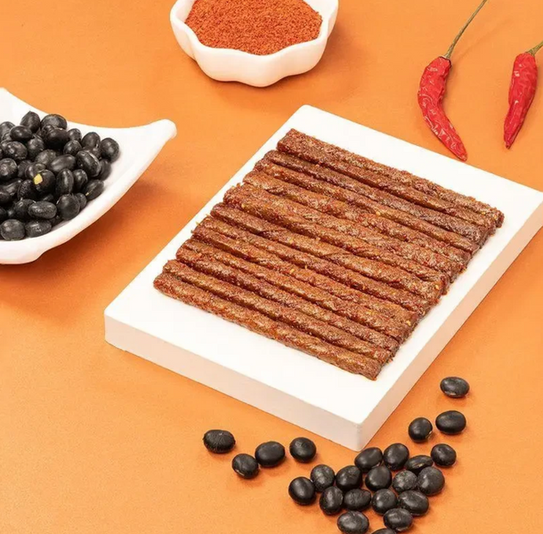 Китайский снек латяо Genji Food Latiao Tofu Dried Bean Skin Soy Muscles Sacks 200г 8801 фото