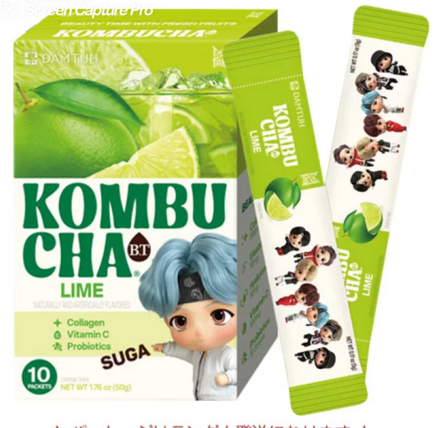 Комбуча Damtuh Kombucha BTS Lime 5г х 10шт 8241 фото