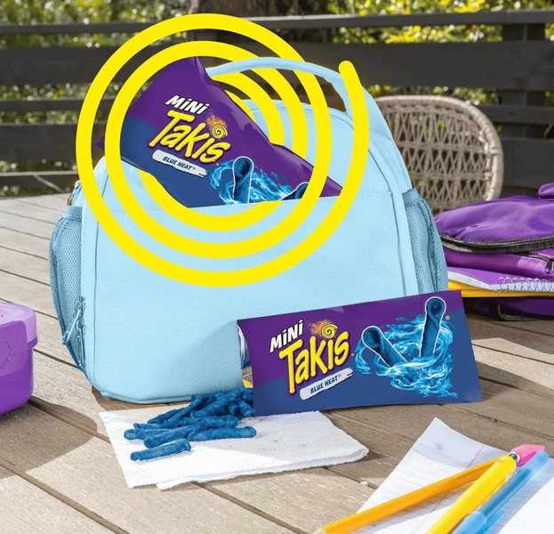 Чипсы Takis Blue Heat Mini Tortilla Chips со вкусом перца чили 10шт х 35г 10531 фото