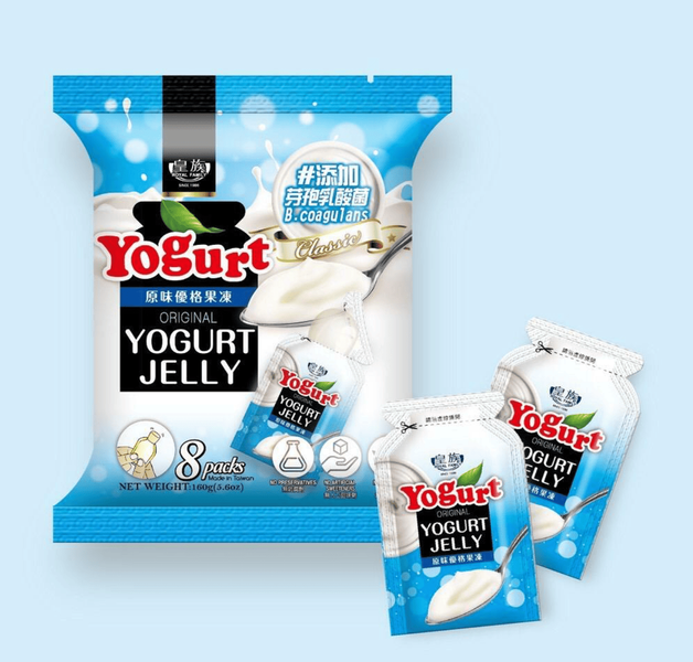 Цукерки рідке желе Royal Family Original Yogurt Jelly 160г 10681 фото