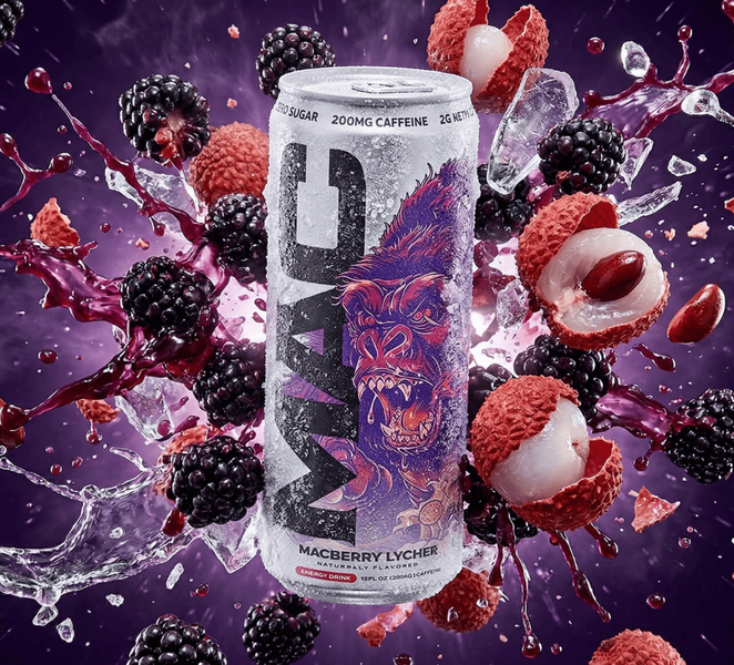 Енергетик MAC Energy Conor McGregor Macberry Lychee Sugar Free 355мл 11697 фото