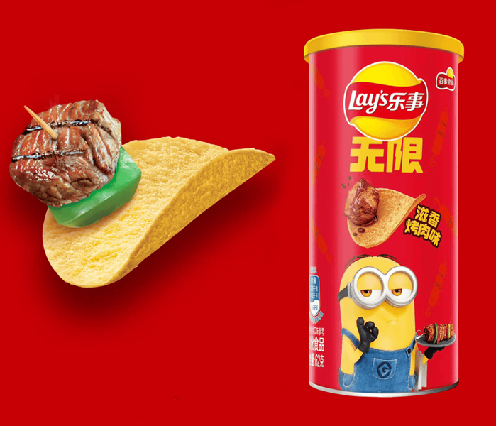 Чіпси Lay's Minions Barbecue Flavor Potato Chips 62г 10431 фото