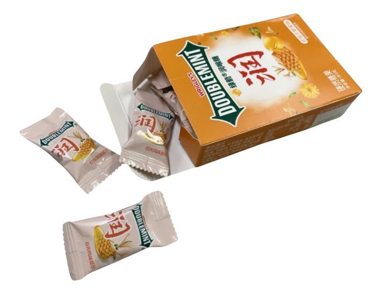Леденцы от боли в горле Wrigley's Doublemint Honeysuckle Honey Lemon Flavor 20.5г 10983 фото